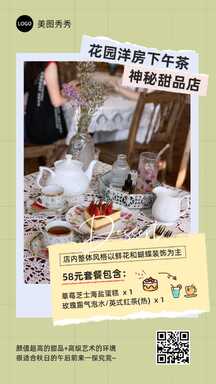 手账拼贴风下午茶蛋糕甜点探店推荐海报 手账拼贴风下午茶蛋糕甜点探店推荐海报模板图片