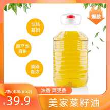 简约轻手绘风年货节菜籽油电商主图海报 简约轻手绘风年货节菜籽油电商主图海报模板图片