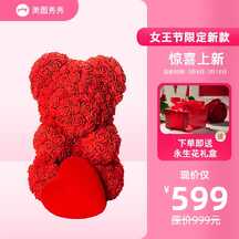 三八妇女节清新少女风永生花礼盒送女友电商主图直通车 三八妇女节清新少女风永生花礼盒送女友电商主图直通车模板图片