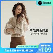 渐变简约风纯色洋气羊毛毛衣电商主图海报 渐变简约风纯色洋气羊毛毛衣电商主图海报模板图片