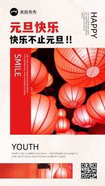 元旦实景喜庆风灯笼新年快乐节日祝福海报 元旦实景喜庆风灯笼新年快乐节日祝福海报模板图片