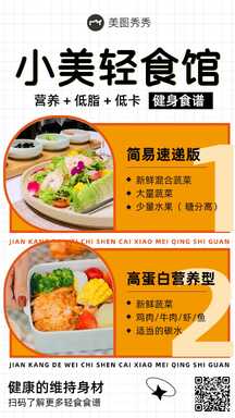 潮酷风拼贴时尚轻食馆健康食谱宣传海报 潮酷风拼贴时尚轻食馆健康食谱宣传海报模板图片