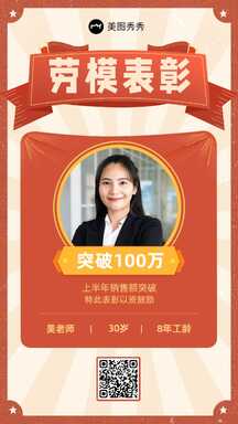 五一劳动节喜庆风销售劳模表彰海报 五一劳动节喜庆风销售劳模表彰海报模板图片