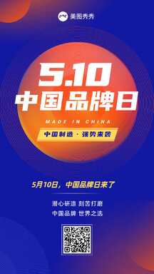 商务风中国品牌日品牌交流宣传海报 商务风中国品牌日品牌交流宣传海报模板图片