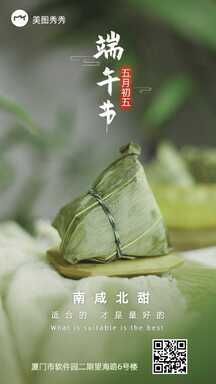 端午节清新实物粽子节日祝福海报 端午节清新实物粽子节日祝福海报模板图片