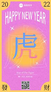弥散潮酷风颗粒感虎年祝福恭喜发财海报 弥散潮酷风颗粒感虎年祝福恭喜发财海报模板图片