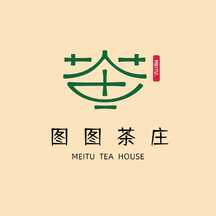 极简仿古轻设计茶庄LOGO 极简仿古轻设计茶庄LOGO模板图片