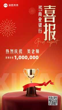 喜庆商务风银行保险业绩表彰喜报战报海报 喜庆商务风银行保险业绩表彰喜报战报海报模板图片