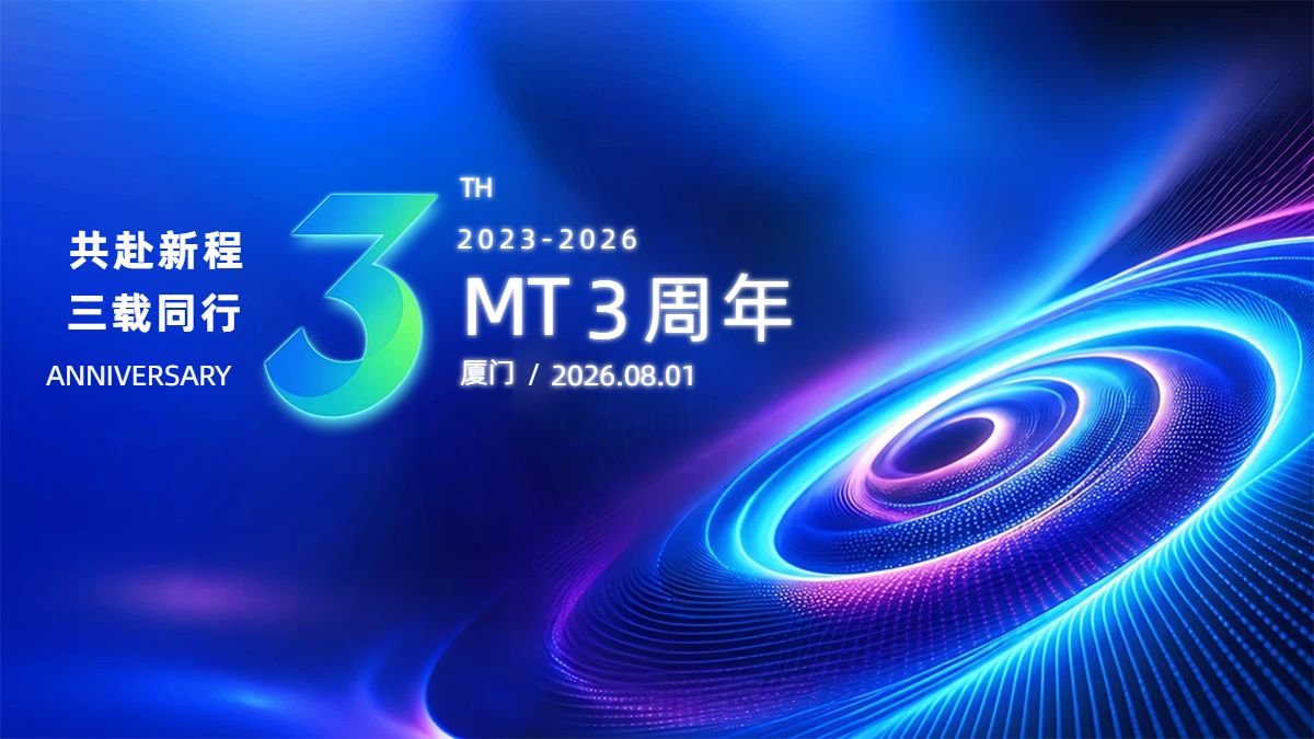 商务风蓝色通用类祝福问候周年庆祝福横版海报